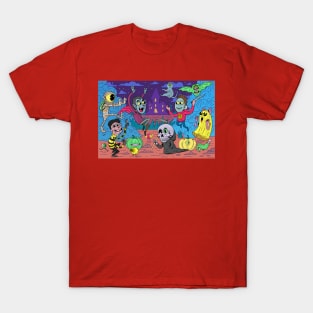 Spooky Halloween creatures T-Shirt